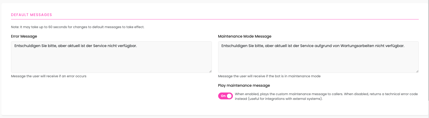 Maintenance Mode Phone